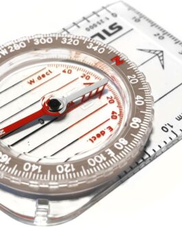 Silva Compass Outdoor – Classic – Small Compass for Beginners & Children – Map Scales 1:25k & 1:50k – Rotating Compass Housing – Compass Hiking Compass Marching Compass Mini Compass Children