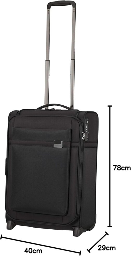 Samsonite Airea Upright S Toppocket Expandable Hand Luggage, Black (Black), Luggage suitcase – Bild 16