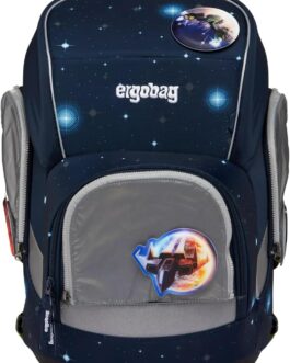 ergobag Zip Set Full Reflex LED, Visibility Zippie, for Pack, Cubo and Cubo Light Purchased After July 2019 Silver Reflective – Silver, Silver reflective – silver