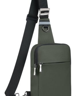 Tibroni Sling Bag Shoulder Bag Chest Bag Shoulder Bag Men Women with RFID Blocking, Shoulder Bag, Chest Crossbody Bag, Men’s Bags, Small, Travel Body Bag, Mobile Phone, Belly Sports, Hiking, Left