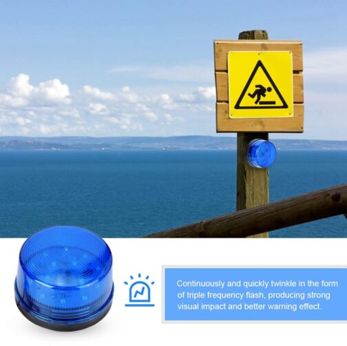Dioche Emergency Strobe Light Blue LED Light 12V Strobe Warning Light – Bild 6