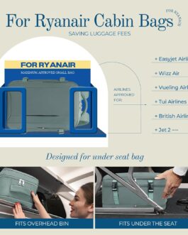 For hand luggage, backpack, travel backpack, hand luggage, airplane backpack, travel backpack, hand luggage, bag, carry on luggage, light green, 40 x 20 x 25 inches, Rucksack