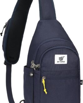 SKYSPER Chest Bag Men’s Small Sling Bag Lightweight Shoulder Bag Crossbody Shoulder Bag for Men Women Travel Hiking Outdoor