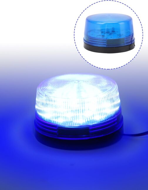Dioche Emergency Strobe Light Blue LED Light 12V Strobe Warning Light – Bild 8