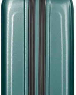 REDOLZ Essentials 14, Pearl-green metallic, Hard shell trolley with swivel castors