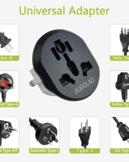 Pack of 2 Plug Adapter Socket, UK to EU Adapter, Adapter China Germany Plug, Universal Adapter, Adapter USA Germany Plug, Adapter Plug for Germany, USA, UK, Switzerland, China, etc