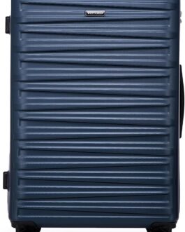WITTCHEN Skyspeed Line ABS Hard Shell Suitcase Travel Suitcase Trolley Combination Lock Telescopic Handle 4 Wheels, navy