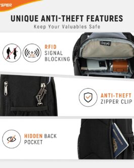 SKYSPER Shoulder Bag Chest Bag Crossbody Sling Bag Anti-Theft Shoulder Bag for Men & Women, black, M, Utility