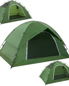 Clostnature 2/4 Person Tent for Camping – Waterproof Outdoor Tent Lightweight Dome Tent, Compact Tent with Small Pack Size for Family, Beach, Festival, Group
