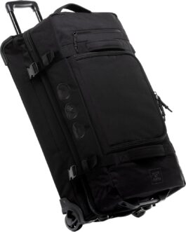 Large Travel Bag with 2 Wheels Kane Rolling Suitcase 80 cm Suitcase Sports Bag Travel Trolley Recycled Sea Plastic, Xxl-140 litres, L, travel bag