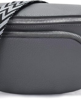Rorimyth Bum Bag Women’s Black Shoulder Bag Women’s Small Handbag Women’s Crossbody Bag Women’s Belt Bag Women