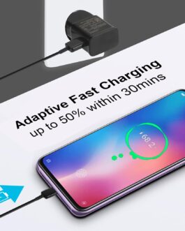 Pack of 4 USB Power Supply Charger Adapter Plug 5V-2A Universal Fast Charger for iPhone 11/X 8/7/6, Samsung Galaxy S22 S21 S20 S10 S6 S7 S8 S9/Edge/Plus/Active, A54 A34, Note 8/9/10 Mobile Phones