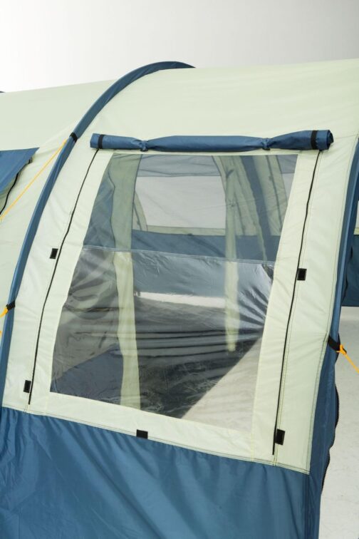 CampFeuer Multi Tent for 4 People, Tunnel Tent with Huge Anteroom, 5000 mm Hydrostatic Head, Camping Tent with Groundsheet and Adjustable Front Wall, Group Tent, Family Tent – Bild 7