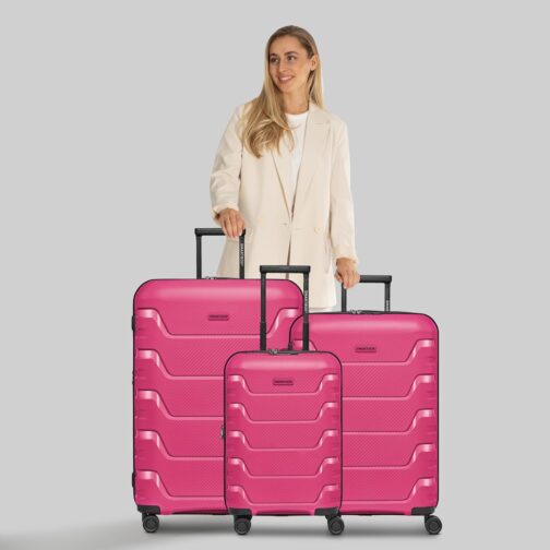 SMARTBOX Edition 01 Regular Item, Pink, Hard shell trolley with swivel castors – Bild 7