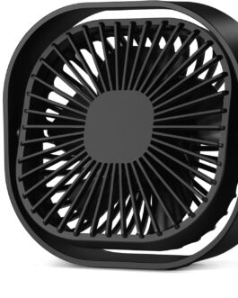 Mini USB Fan, Quiet Small Table Fan, Very Quiet USB Table Fan with 3 Speeds, Office Fan, Portable USB Fan, Desk, Bedroom, Home, Outdoor
