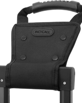 Incycall Suitcase handle extension, 17 cm, adjustable carry handle made of abrasion-resistant nylon, ergonomic design with storage compartment, practical travel accessory for easy luggage management