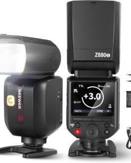 NEEWER Z880-S 2.4G Flash 76Ws TTL Camera Flash Light Speedlite Compatible with Sony, Upgraded UI, Modelling Lamp TTL/M Quick Switch TCM Button, 1/8000s HSS 7.4V/2600mAh Battery 480 Full Power Flashes