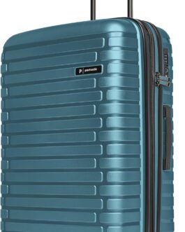 Pactastic Collection 04 + BC, Ice-blue metallic, Hard shell trolley with swivel castors