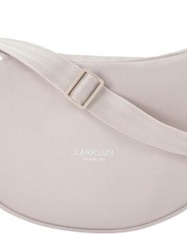 LARKSON Crossbody Bag for Men and Women – Solveig Medium – Shoulder Bag in Half Moon Style – Semi-Circular Shoulder Bag – Moon Bag Design – Water-Repellent, sand, Unit size, Minimal