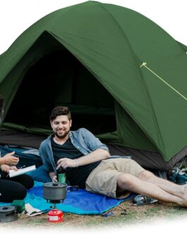 JAICOM Camping Tent, Ultralight Tent 2-4 People, Waterproof Dome Tent – Quick Assembly, Small Pack Size Bikepacking Tent for Outdoor, Hiking, Families, Camping, Festival