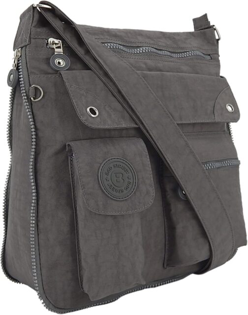 ekavale Lightweight Women's Shoulder Bag - Practical Crossbody Handbag with Multiple Compartments - Shoulder Bag Water-Repellent Women’s Bag