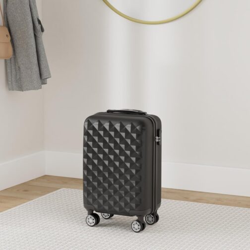 BEIBYE Twin-Wheels 2066 Hard Shell Trolley Suitcase, Travel Suitcase, Luggage, M–L–XL Set, black – Bild 2