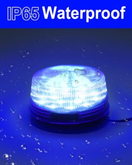 Dioche Emergency Strobe Light Blue LED Light 12V Strobe Warning Light