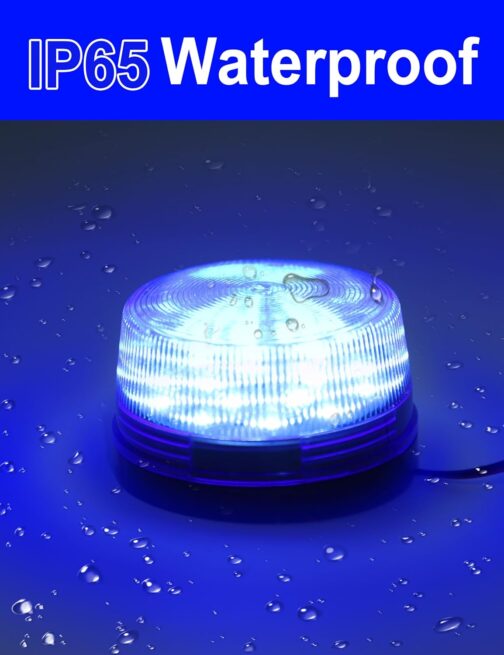 Dioche Emergency Strobe Light Blue LED Light 12V Strobe Warning Light – Bild 2