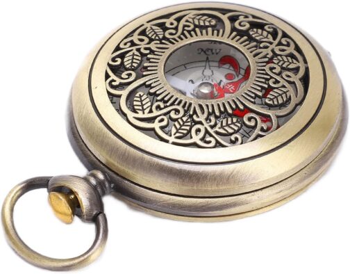 Hiking Compass, Durable, Shockproof, Waterproof, Hollow Camping Survival Tool Made of Brass for Outdoor Navigation – Bild 7
