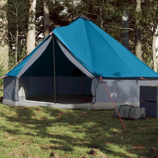 vidaXL Tipi Familienzelt Campingzelt Gruppenzelt Gartenzelt Zelt Wasserdicht – Bild 2