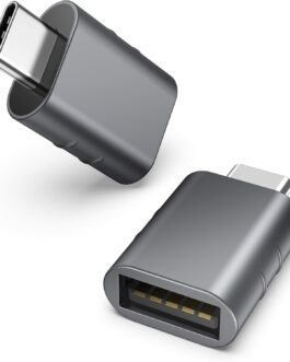 Syntech USB C to USB Adaptor, Space grey