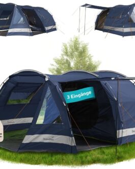 Skandika Kambo 4 Person Tunnel Tent with Large Lobby and 3,000 mm Water Column