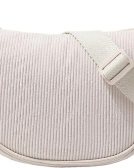 Micmores Shoulder Bag Women’s Bum Bag Women’s Stylish Nylon Crossbody Bag Women’s Crescent Moon Bag Shoulder Bag with Adjustable Shoulder Strap, Y2K Belt Bag for Any Occasion, Beige2, shoulder bag