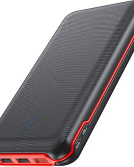 Power Bank 30000 mAh, 22.5 W QC 3.0 & 20 W PD Fast Charging USB C External Battery with 4 Outputs and 2 Inputs, Portable Charger Compatible with MacBook Pro, Dell XPS, iPad Pro, iPhone12 and More