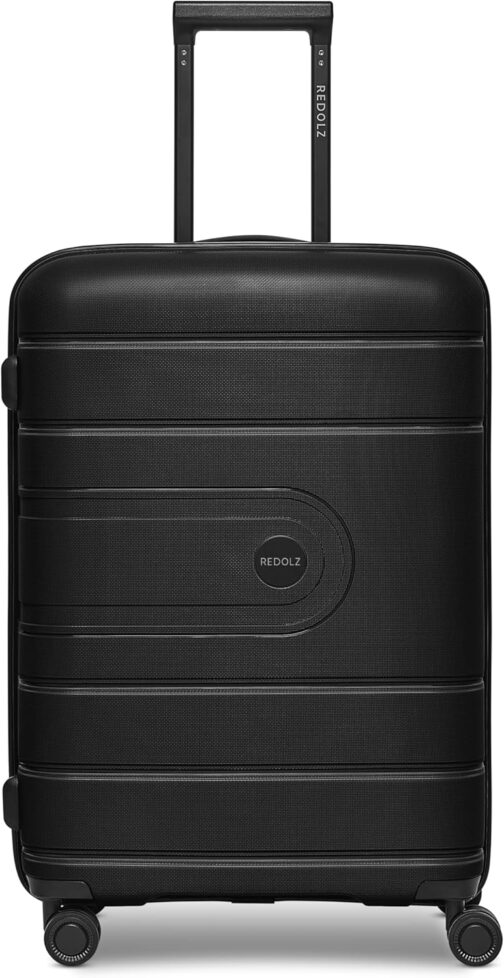 REDOLZ Essentials 11 + BC, black, Hard shell trolley with swivel castors