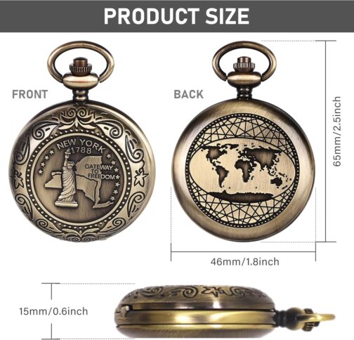 Mitening Outdoor Compass, Portable Brass Compass, Pocket Compass, Classic Waterproof Marching Compass, Pocket Watch, Flip Open with Luminous Numbers for Hiking, Camping, Hunting and Outdoor Activities – Bild 2