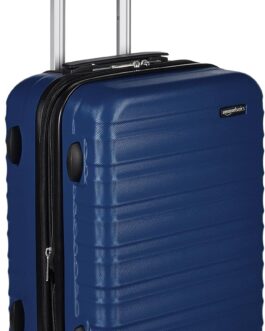 Amazon Basics Hard Shell – Suitcase ABS Polyester, navy