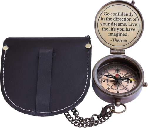 NEOVIVID Compass Graduation Gift, Cool Graduation Gifts for Him, Best Graduation Gifts for Boys, College Graduation for a Son, Camping Compass, Boat Compass – Bild 5