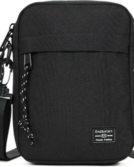 Mobile Phone Shoulder Bag Small Men’s Bag for Hanging Small Waterproof Zip Mobile Phone Shoulder Bag Holster Men’s Mobile Phone Case with Shoulder Strap Mobile Phone Wallet Purse Handbag