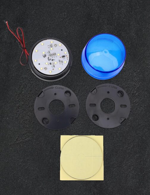 Dioche Emergency Strobe Light Blue LED Light 12V Strobe Warning Light – Bild 5