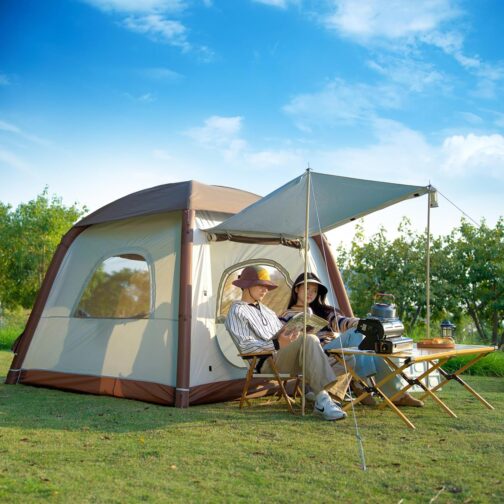 DanCoom Inflatable Tent 2/4/6/8 Person Tents for Camping, Big Air House Tent Contains Rainfly, Easy Setup Large Inflate Tents for Outdoor Camping, Glamping Tents Large Apse – Bild 7