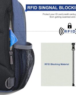 Chest Sling Bag Backpack Shoulder Bags for Men and Women, Adjustable Anti-Theft Shoulder Bag for Hiking, Cycling, Travel or Multipurpose Day Packs, Blue, Designer, blue, Designer