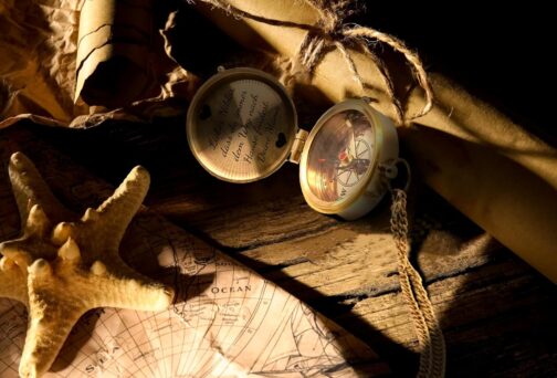 SonKo® Antique Look Sundial Compass - Nautical Functional Maritime Decoration Made of Brass with Case and Instructions for Use Confirmation Gift Communion – Bild 6