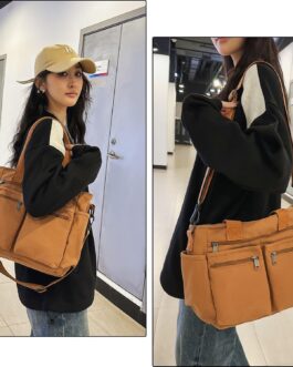 Makukke Cord Women’s Shoulder Bag Tote Bag Large Multiple Bag Shopper Bag Handbag Shoulder Bags for Work Office Travel Shopping School