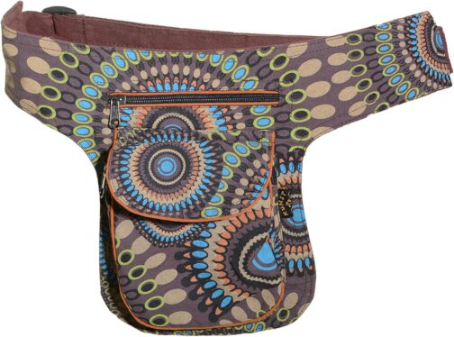 Kunst und Magie Bum Bag with Mandala Print, Festival Bag