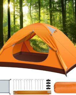 Ultralight Camping Tent, Dome Tent 2-3 Person Waterproof, UV Protection, 3-4 Season, Aluminium Tent Pole, Instant Setup, Tent for Beach, Trekking, Camping and Outdoor Use