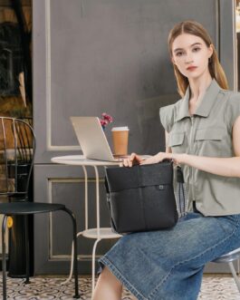 Myhozee Shoulder Bag Women’s Medium Handbag with 2 Straps, Small Crossbody Bag PU Leather Shoulder Bag Women’s Handbag Plain with Wide Strap for Women / Women, Black-063, Fashion