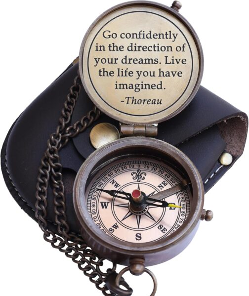 NEOVIVID Compass Graduation Gift, Cool Graduation Gifts for Him, Best Graduation Gifts for Boys, College Graduation for a Son, Camping Compass, Boat Compass