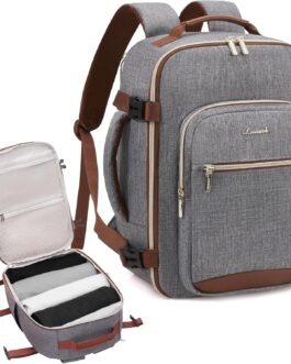 LOVEVOOK Ryanair Hand Luggage 40 x 20 x 25 cm, Small Hand Luggage Backpack Bag Travel Backpack Airplane Carry On Hand Luggage Travel Backpack for 14 Inch Laptop Women Men Cabin Bag Eurowings Wizz