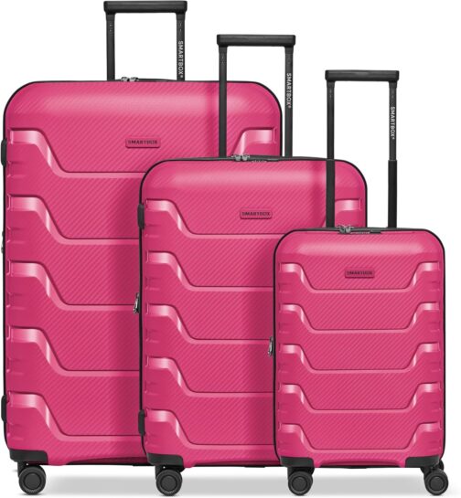 SMARTBOX Edition 01 Regular Item, Pink, Hard shell trolley with swivel castors